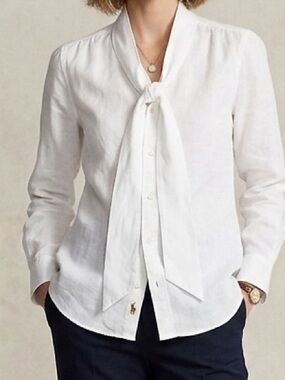 Ralph Lauren White Button-Down Shirt